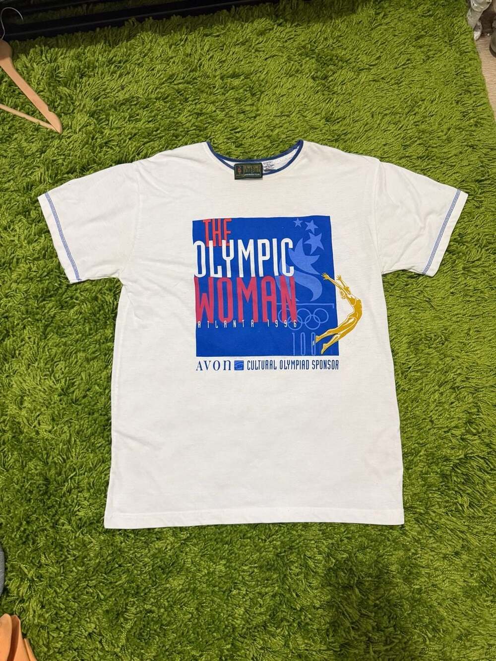 Olympic Games Collection The Olympic Woman Atlanta 1996 T-Shirt M/L White